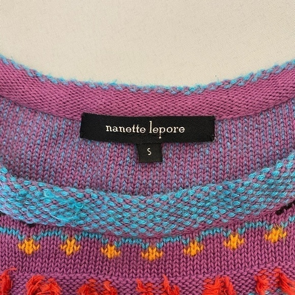 NANETTE LAPORE Women’s Knit Dress, Tie Waist, S - Picture 3 of 4